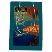 Französisches Riviera-Reise-Plakat # 1 Mittlere Geschenktüte (Rückseite)