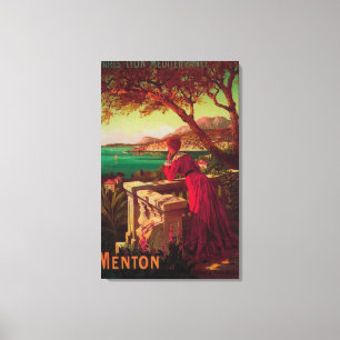 Französisches Riviera-Reise-Plakat # 2 Leinwanddruck