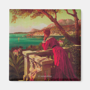 Französisches Riviera-Reise-Plakat # 2 Magnet