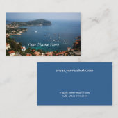 Französisches Riviera Visitenkarte (Vorne/Hinten)