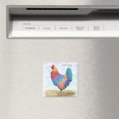Französisches Rooster Kiteschmagnet Magnet (In Situ (Geschirrspüler))