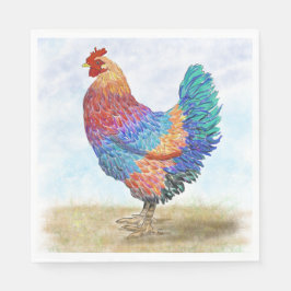 Französisches Rooster Paper Napkin Serviette