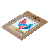 Französisches Rooster-Rezept Notizblock (Linke Seite)