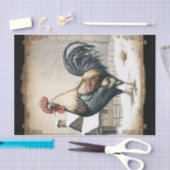 Französisches Rooster Seidenpapier (Handwerk)