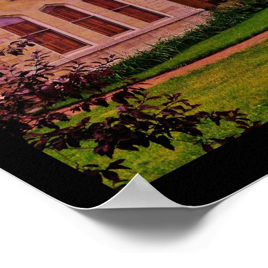 Französisches Schloss Poster (Ecke)