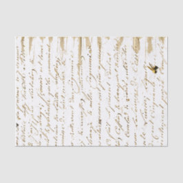 Französisches Schreiben Seidenpapier