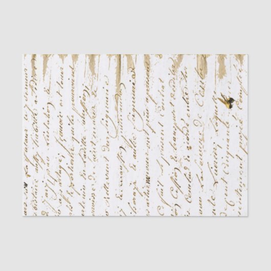 Französisches Schreiben Seidenpapier (Vorderseite)