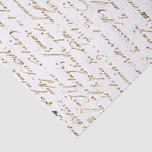 Französisches Schreiben Seidenpapier (Ausschnitt)