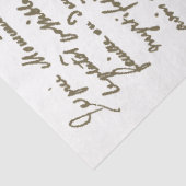 Französisches Script Vintag Letter Botany Decoupag Seidenpapier (Detail)