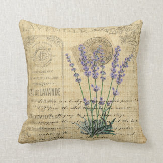 Französisches Shabby Chic Vintag Lavender Cushion. Kissen