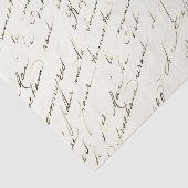 Französisches Skript-Vintages Tissue-Papier für De Seidenpapier (Ausschnitt)