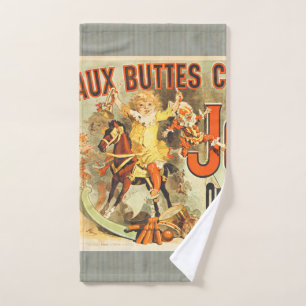 Französisches Spielzeug Joets Freunde Vintage Post Badhandtuch Set