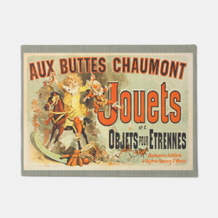 Französisches Spielzeug Joets Freunde Vintage Post Fußmatte