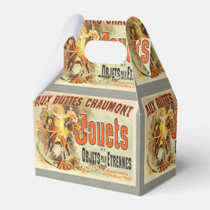 Französisches Spielzeug Joets Freunde Vintage Post Geschenkschachtel