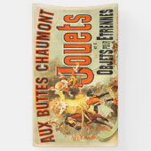 Französisches Spielzeug Joets Friends Vintage Post Banner (Vertikal)