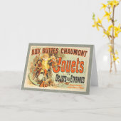 Französisches Spielzeug Joets Friends Vintage Post Karte (Gelbe Blume)