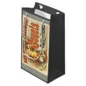 Französisches Spielzeug Joets Friends Vintage Post Kleine Geschenktüte (Vorderseite Schrägansicht)