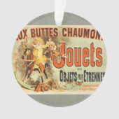 Französisches Spielzeug Joets Friends Vintage Post Ornament (Vorderseite)