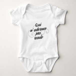 Französisches Sprichwort-Shirt Baby Strampler