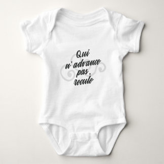 Französisches Sprichwort-Shirt Baby Strampler