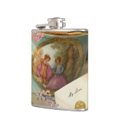 Französisches Teacup Flask Romantisches Geschenk Flachmann (Links)