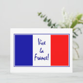 Französisches Thema Einladung Weinverkostung / And (Stehend Vorderseite)