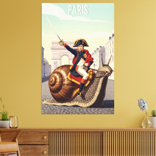 Französisches Thema Napoleon WPA Reiseplakat Leinwanddruck