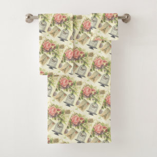 Französisches Thema Vintag Paris Badezimmer Handtu Badhandtuch Set