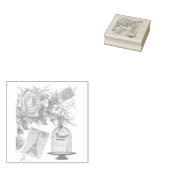 Französisches Thema Vintag Paris Holzkunst Briefma Gummistempel (Stempel)