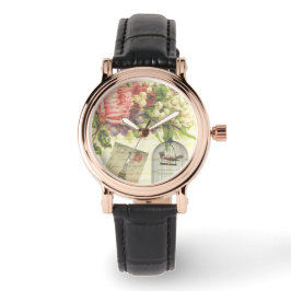 Französisches Thema Vintag Paris Watch Armbanduhr