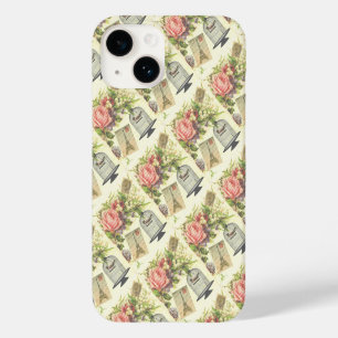 Französisches Thema Vintage Paris Case-Mate iPhone 14 Hülle