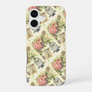 Französisches Thema Vintage Paris iPhone 16 Hülle