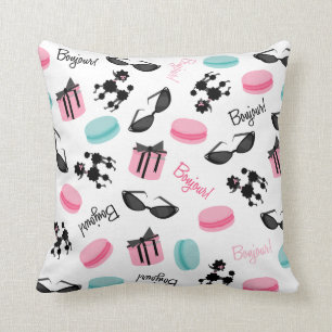 Französisches themenorientiertes Kissen