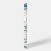 Französisches Toile de jouy sage grün elegant Case-Mate iPhone Hülle (Rückseite / Rechts)