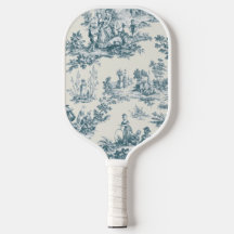 Französisches Toile de jouy sage grün elegant