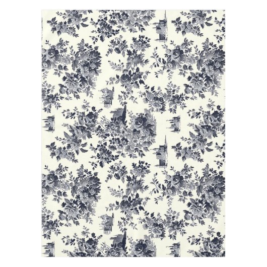 Französisches Toile Floral Muster Tischdecke (Vorderseite)