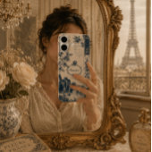 Französisches Toile-Monogramm Case-Mate iPhone Hülle