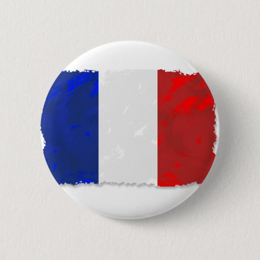 Französisches Tricolor Button (Vorderseite)