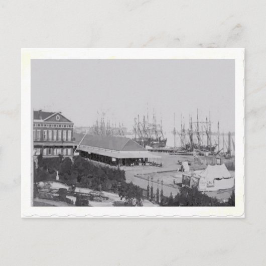 Französisches Viertel 1865 Postkarte (Vorderseite)