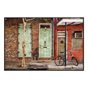 Französisches Viertel-Eingänge Fotodruck