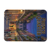 Französisches Viertel Magnet (Horizontal)