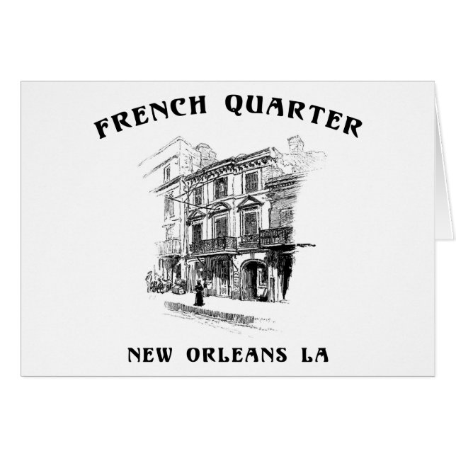 Französisches Viertel New Orleans (Vorderseite (Horizontal))