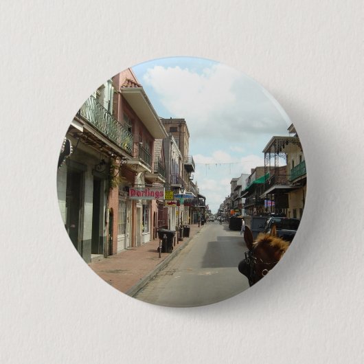 Französisches Viertel New Orleans Button (Vorderseite)