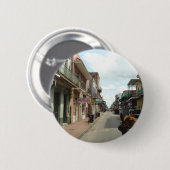 Französisches Viertel New Orleans Button (Vorne & Hinten)