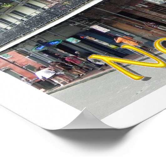 französisches Viertel Poster (Ecke)