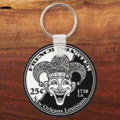 französisches Viertel Schlüsselanhänger (Vorderseite)