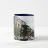 Französisches Viertel-Straßen-Ansicht New Orleans Tasse (Zentrum)