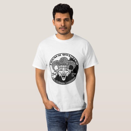Französisches Viertel T-Shirt (Vorne ganz)