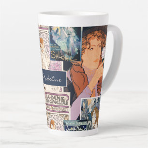 Französisches Vintage Poster Kunstgalerie Personal Milchtasse