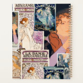 Französisches Vintage Poster Kunstgalerie Personal Planer (Rückseite)